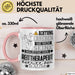 Reittherapeut Geschenk Tasse Lustiger Spruch Erheben Sie Sich Der Reittherapeut Betritt den Raum Rosa Trendation
