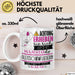 Gleitschirmfliegerin Tasse Geschenk Lustiger Spruch Bitte Erheben Sie Sich Seine Majestät Die Gleitschirmfliegerin Betritt Den Raum Weiß Trendation