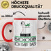 Geschenk für Biologin Tasse Lustige Geschenkidee Geburtstag Ich Bin Biologin Ich Darf Das Rot Trendation