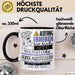 Hundeausstellerin Tasse Geschenk Lustiger Spruch Bitte Erheben Sie Sich Seine Majestät Die Hundeausstellerin Betritt Den Raum Schwarz Trendation