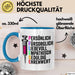 Krankenschwester Pflege Betreuung Tasse Geschenk Lustige Geschenkidee Spruch Pflege Blau Trendation