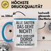 Doris Tasse Geschenk Alle Sagten Das Geht Nicht Aber Dann Kam Doris Und Hat Es Einfach Gemacht Geschenkidee Becher mit Name Blau Trendation