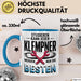 Klempner Tasse Geschenk Besten Werden Klempner Geschenkidee Blau Trendation
