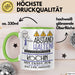 Köchin Tasse Geschenk Lustig Abstand Halten Hochleistungs-Köchin Mit Drang Zur Perfektion Bei Der Arbeit Grün Trendation