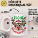 Weihnachten Tasse Geschenk Frohe Weihnachten Rentier Geschenkidee Weihnachtszeit Kaffee-Becher Weiß Trendation