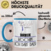 Geschenk für Köchin Tasse Lustige Geschenkidee Geburtstag Ich Bin Köchin Ich Darf Das Blau Trendation