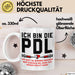 Krankenschwester Pflege Betreuung Tasse Geschenk Lustige Geschenkidee Spruch Ich Bin Die Pdl Weiß Trendation