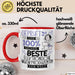 Beste Elektronische Musikproduzentin Der Welt Tasse Geschenk für Eine Elektronische Musikproduzentin Geprüft Und Sicher Geschenkidee Geburtstag Weihnachten Rot Trendation