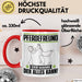 Pferdefreund Tasse Geschenk für Pferdefreund Der Mann Der Alles Kann Geschenkidee zum Geburtstag Rot Trendation