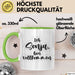 Sonja Tasse Ich Sonja, Bin Vollkommen Geschenk Grün Trendation