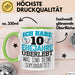Rosenhochzeit Tasse Geschenk 10 Jahre Verheirtatet Geschenkidee Ehemann Ehefrau Becher Grün Trendation