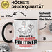 Politiker Geschenk Tasse So Gut Kann Nur Ein Politiker Aussehen Geschenkidee Kaffee-Becher Schwarz Trendation