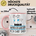 Geschenk für Wanderführerin Tasse Lustige Geschenkidee Geburtstag Ich Bin Wanderführerin Ich Darf Das Rosa Trendation