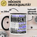 Dirigent Geschenk Tasse Lustige Geschenkdiee für einen Dirigent Geburtstag Ich Bin Dirigent Ich Kann Es Dir Erklären Aber Nicht Für Dich Verstehen Schwarz Trendation
