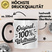 Waltraud Tasse Geschenk Original 100% Waltraud Geschenkidee Geburtstag Schwarz Trendation