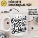 Sabina Tasse Geschenk Original 100% Sabina Geschenkidee Geburtstag Weiß Trendation