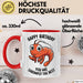 Geburtstagsfeier Garnele Tasse Geschenk Lustige Geschenkidee Spruch Alles Gute Zum Geburtstag Du Bist Shrimply Der Beste Rot Trendation