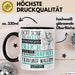 Tierkunst-Malerin Geschenk Becher Tasse Gott Schuf Alle Menschen Gleich Nur Die Besten Durfeten Tierkunst-Malerin Werden Geschenkidee Lustig Trendation