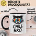 Waschbär Tierliebhaber Tasse Geschenk Lustige Geschenkidee Spruch Entspann Dich Bruder Trendation