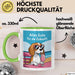 Büroarbeit Kollege Abschied Tasse Geschenk Lustige Geschenkidee Spruch Alles Gute Für Die Zukunft Grün Trendation