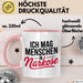 Krankenschwester Pflege Betreuung Tasse Geschenk Lustige Geschenkidee Spruch Ich Mag Menschen In Narkose Rosa Trendation
