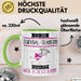 Survival-Trainerin Tasse Geschenk Ich Bin Survival-Trainerin Warum Weil Ich Es Kann Geschenkidee Geburtstag Grün Trendation