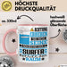Surfer Geschenk Tasse Lustiger Spruch Erheben Sie Sich Der Surfer Betritt den Raum Rosa Trendation