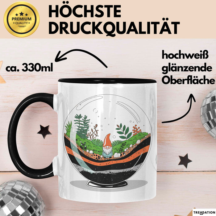 Terrarium Bauer Tasse Geschenk Lustige Geschenkidee Spruch Für Mini Welt Erschaffer Trendation