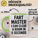Furz Tasse Geschenk Fart Master I Can Clear A Room Geschenkidee Lustig Grün Trendation