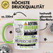 Wildtierschützerin Tasse Geschenk Lustiger Spruch Bitte Erheben Sie Sich Seine Majestät Die Wildtierschützerin Betritt Den Raum Grün Trendation