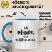 Maike Tasse Ich Maike, Bin Vollkommen Geschenk Blau Trendation