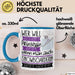 Snowboarderin Tasse Geschenk Spruch Wer Will Schon Prinzessin Sein Wenn Man Auch Snowboarderin Sein Kann Blau Trendation