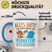 Büroarbeit Kollege Tasse Geschenk Lustige Geschenkidee Spruch Alles Gute Für Deinen Neuen Job Verräter Blau Trendation