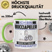 Bocciapieler Tasse Geschenk für Bocciapieler Geburtstag Lustiger Spruch Kaffee-Becher Was Ist Deine Superkraft Grün Trendation