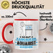 Aquarist Geschenk Tasse So Gut Kann Nur Ein Aquarist Aussehen Geschenkidee Kaffee-Becher Rot Trendation