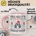 Lustige Tasse Weihnachten Pew Pew It's Christmas Madafakas Katzen Geschenkidee Liebhaber Besitzerin Rosa Trendation
