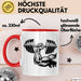 Bodybuilder Tasse Geschenkidee für Fitness Experten Rot Trendation
