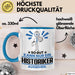 Historiker Geschenk Tasse So Gut Kann Nur Ein Historiker Aussehen Geschenkidee Kaffee-Becher Blau Trendation