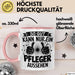 Krankenschwester Pflege Betreuung Tasse Geschenk Lustige Geschenkidee Spruch So Gut Kann Nur Ein Pfleger Aussehen Rosa Trendation