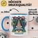 Retro Gamer Tasse Geschenkidee für Gaming und Konsolen Fans Blau Trendation