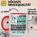 ElektronischerMusikproduzent Geschenk Tasse Lustiger Spruch Erheben Sie Sich Der ElektronischerMusikproduzent Betritt den Raum Rot Trendation