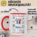 Schüler Abschluss Tasse Geschenk Lustige Geschenkidee Spruch Herzlichen Glückwunsch Abitur Rot Trendation