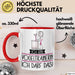 Geschenk für Vogeltrainerin Tasse Lustige Geschenkidee Geburtstag Ich Bin Vogeltrainerin Ich Darf Das Rot Trendation