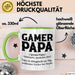 Spieler Papa Tasse Geschenk Lustige Geschenkidee Spruch Gamer Papa Grün Trendation