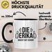 Erika Tasse Geschenk Die Erika Macht Dat Schon Geschenkidee Becher mit Name Schwarz Trendation