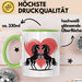 Pferd Tier Herz Tasse Geschenk Lustige Geschenkidee Spruch Grün Trendation