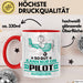 Pilot Geschenk Tasse So Gut Kann Nur Ein Pilot Aussehen Geschenkidee Kaffee-Becher Rot Trendation