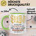Nudel-Liebhaber Tasse Geschenk Ich Kann Pasta Verschwinden Lassen Was Ist Deine Superkraft Becher Geschenkidee Nudel Kaffee-Becher Grün Trendation