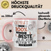 Beste Slackline-Instruktorin Der Welt Tasse Geschenk für Eine Slackline-Instruktorin Geprüft Und Sicher Geschenkidee Geburtstag Weihnachten Rosa Trendation