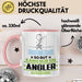 Angler Geschenk Tasse So Gut Kann Nur Ein Angler Aussehen Geschenkidee Kaffee-Becher Rosa Trendation